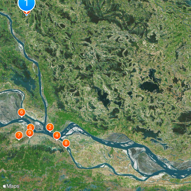 Distretto di Vaishali Mappa