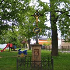 Pamětní kříž L.P. 1867 v Horoměřicích