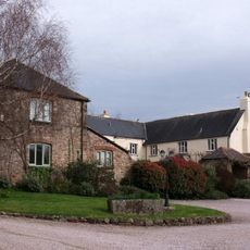 Court Barton Including Farm Buildings To North And Courtyard Wall To West-North-West