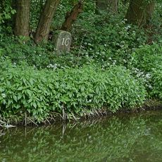 Chesterfield Canal  Canal Milestone Approximately 260 Metres To South East Of Devil's Hole Bridge