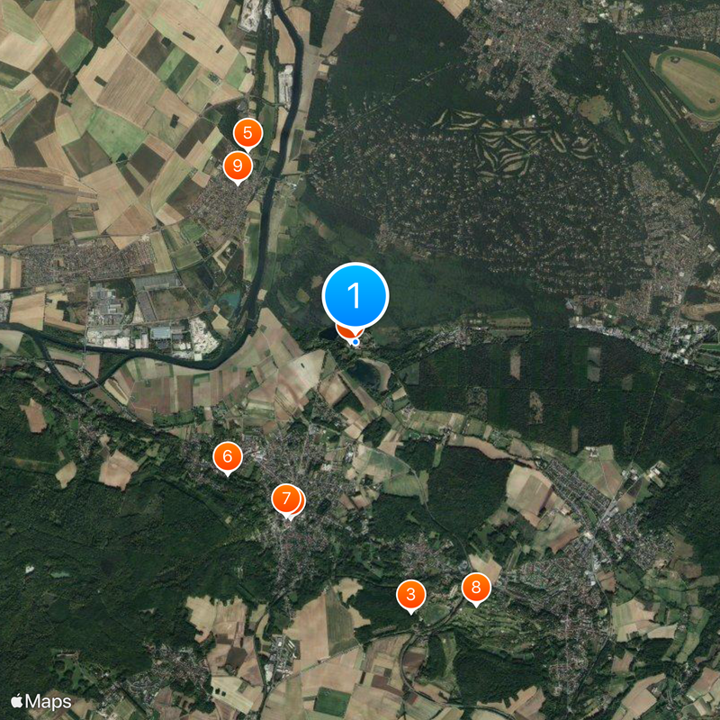 Abbazia di Royaumont Mappa