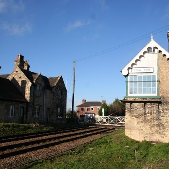 Signal Box At Stow Park Station