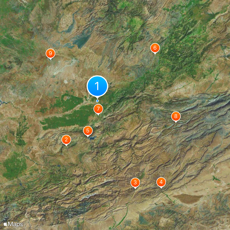 Béni Mellal-Khénifra Map