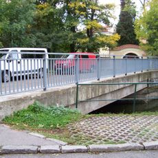 Bridge of Ke dvoru street over the Litovický potok