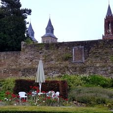 City wall in monastery garden Sisters SMCB