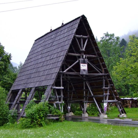 Schutzbau Materialseilbahn