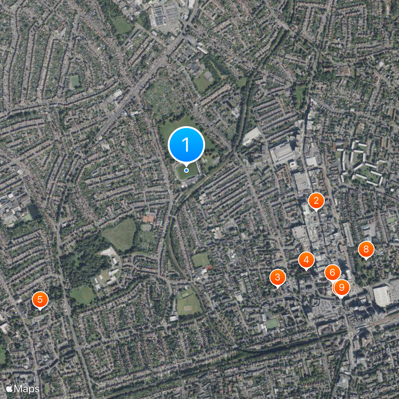 Gander Green Lane Map
