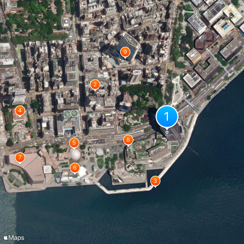 Victoria Dockside Mapa