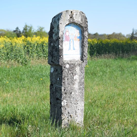 Limestone pillar