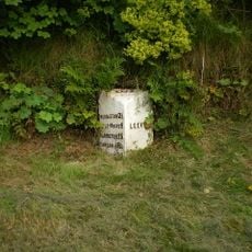 Milepost, S of Leek town centre
