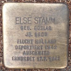 Stolperstein dedicated to Else Stamm
