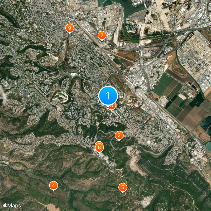 Technion – Israel Institute of Technology Map