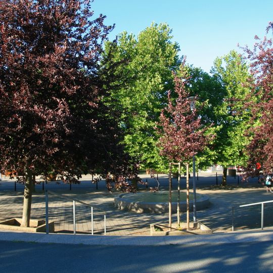 Fountain near the Max shopping centre
