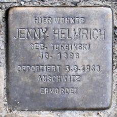Stolperstein en memoria de Jenny Helmrich