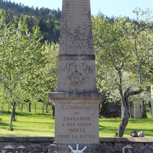 War memorial of Charancin