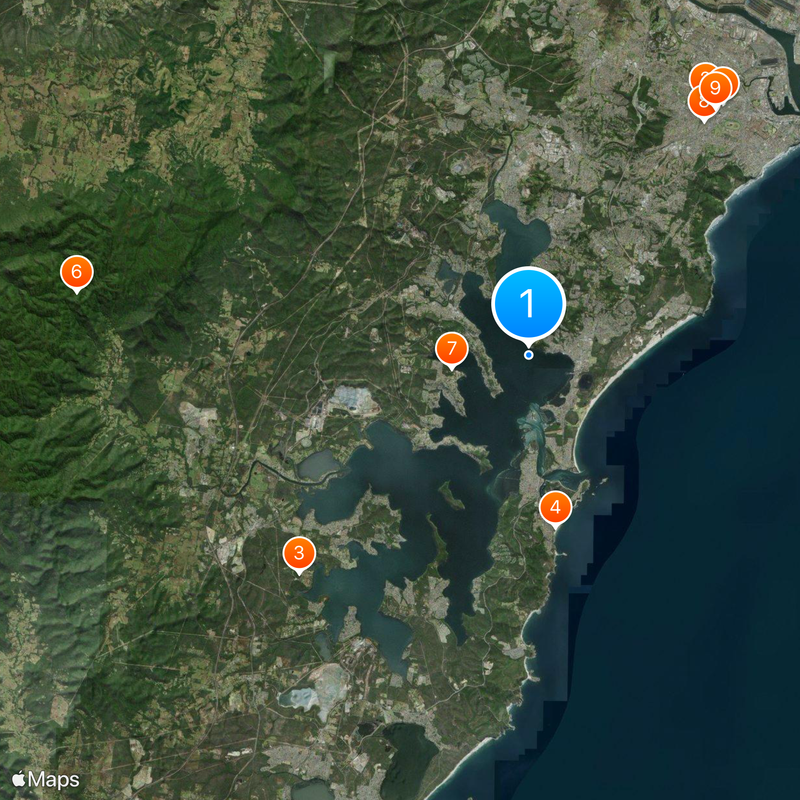 City of Lake Macquarie Map
