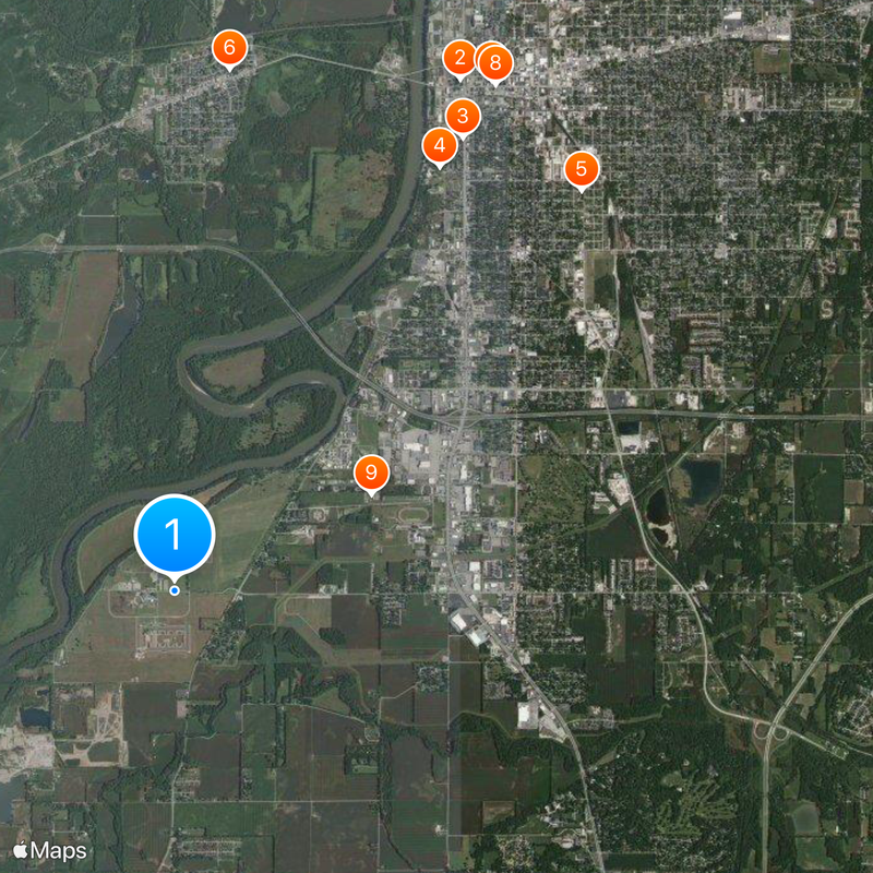 Federal Correctional Institution, Terre Haute Carte