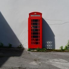 K6 telephone kiosk outside Regent Cinema