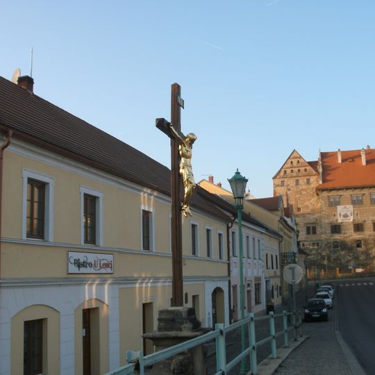 Cross by the bridge over the Radbuza in Horšovský Týn