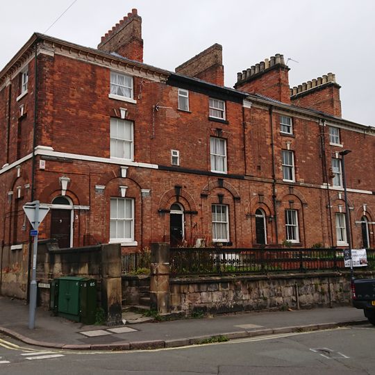 Kingston Terrace Including Forecourt Walls, Railings And Gate Piers