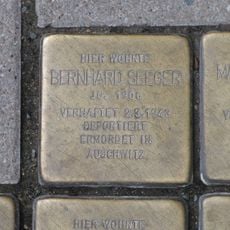 Stolperstein à la mémoire de Bernhard Seeger