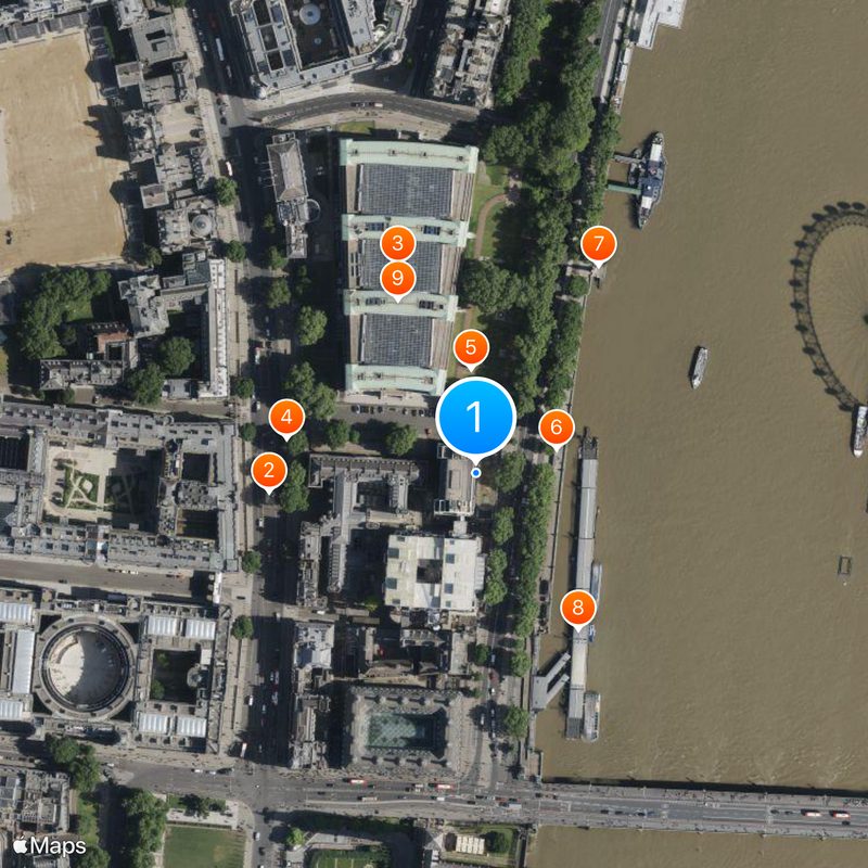 New Scotland Yard Kaart