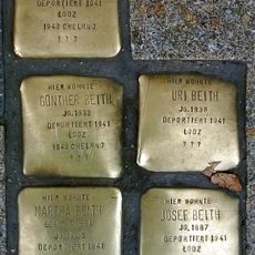 Stolperstein en memoria de Josef Beith