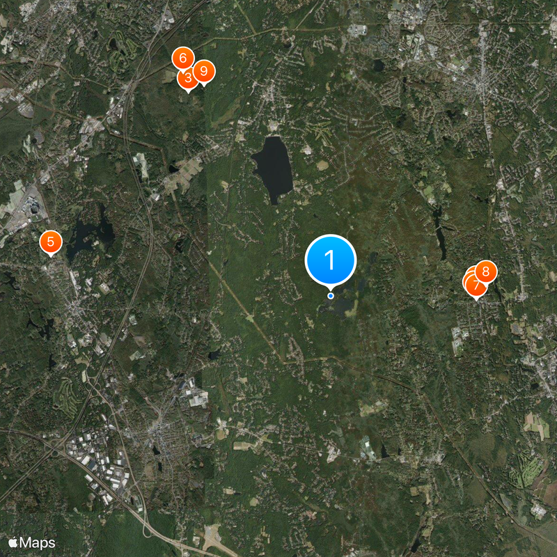 Borderland State Park Mappa