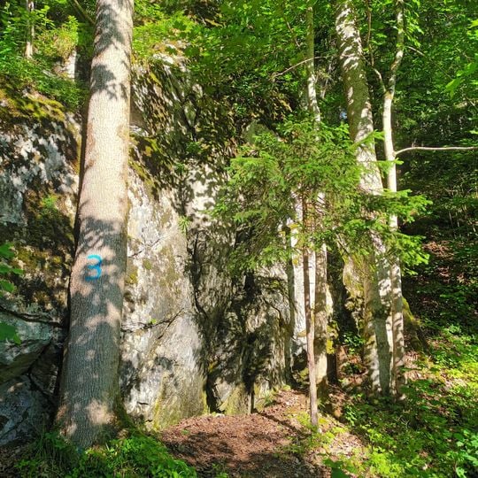 Königlicher Steinbruch Alterschrofen SSW von Schwangau