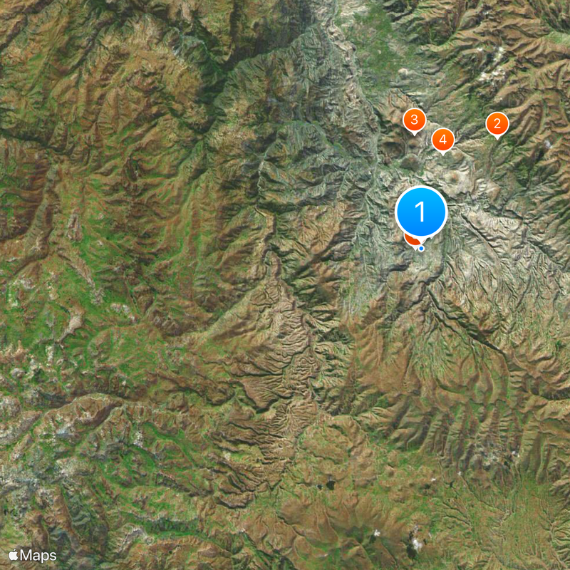 Provincia di Huamanga Mappa