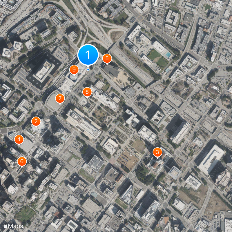 Los Angeles Music Center Mapa