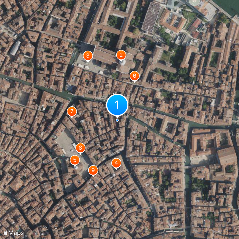 Libreria Acqua Alta Map