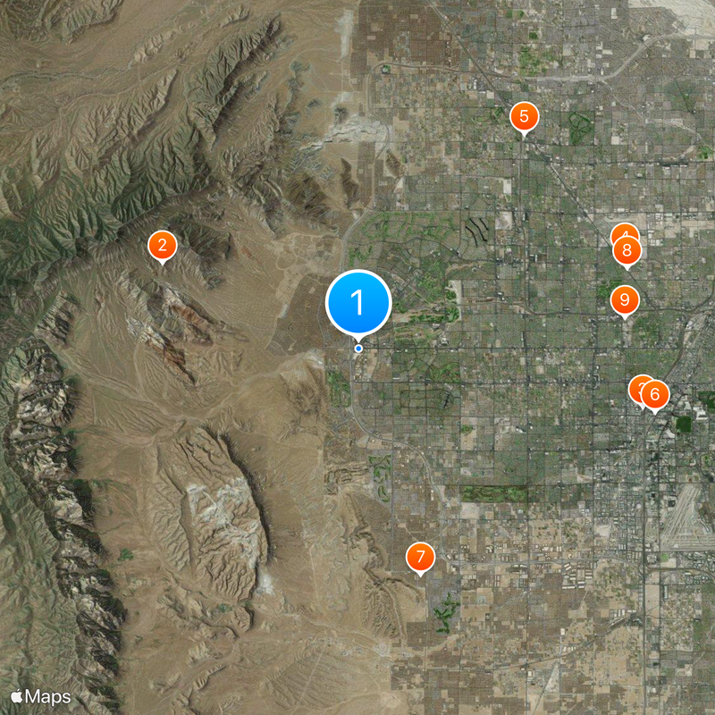 Red Rock Casino, Resort & Spa Map