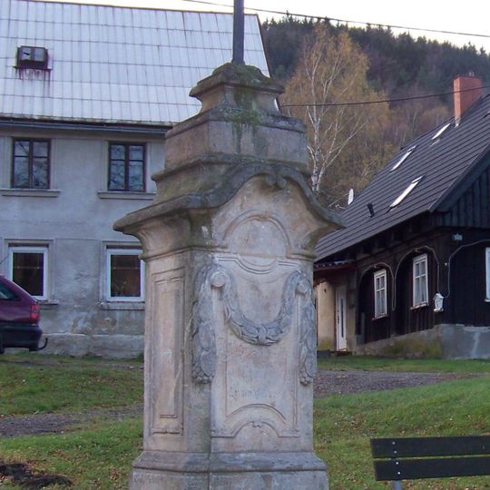 Cross at the common in Andělská Hora