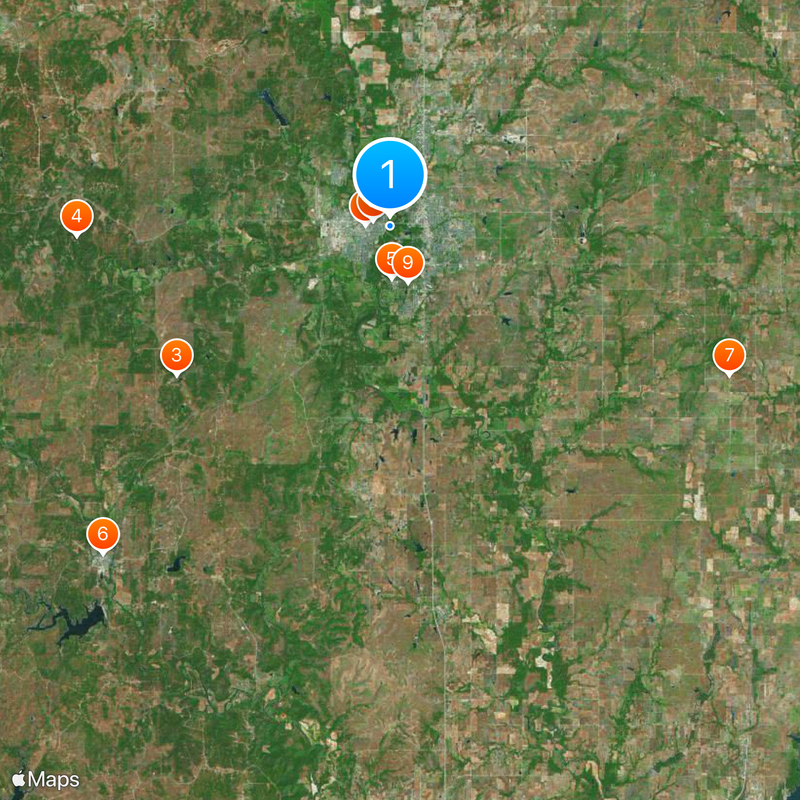 Bartlesville Mapa