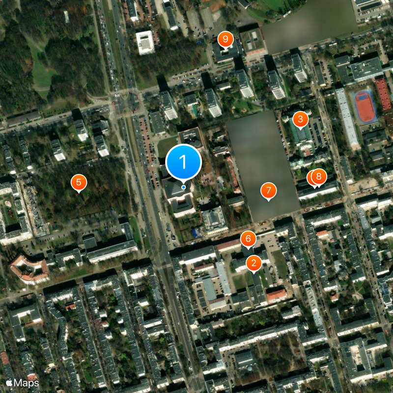 SGH Warsaw School of Economics Map