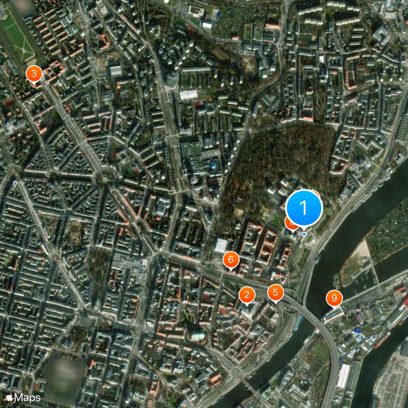 Szczecin Terrases Mappa