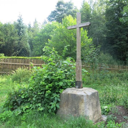 Kříž v Martinově údolí v Cvikově