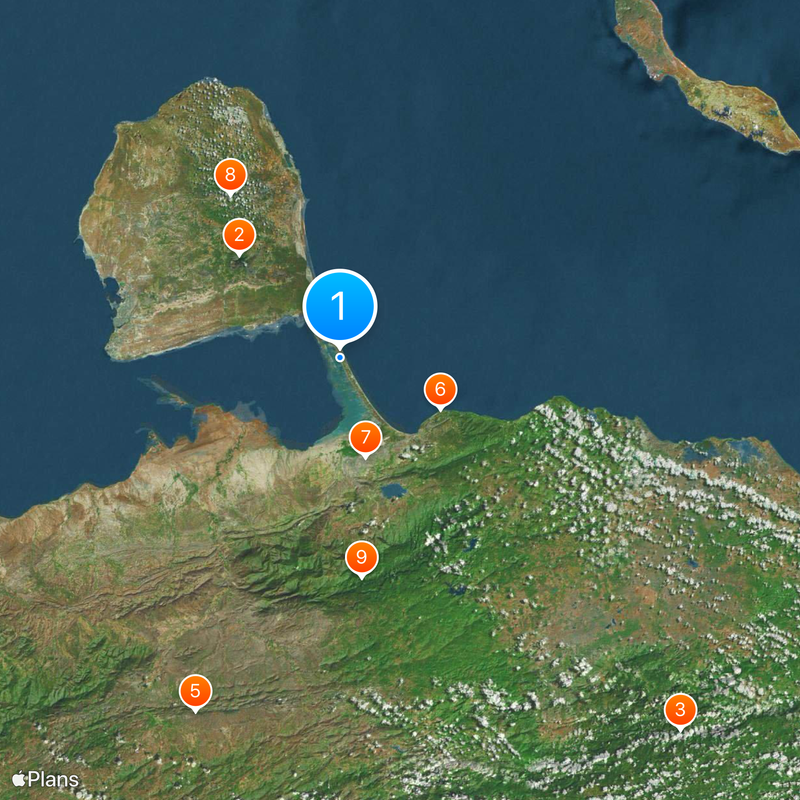 Médanos de Coro National Park Map