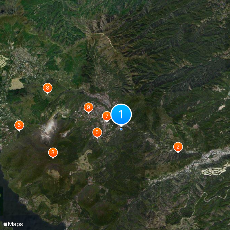 Hakone Onsen Map