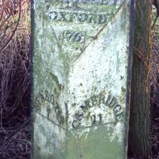 Mile Post South Of Pembroke Farm And West Of Caxton Gibbet Inn