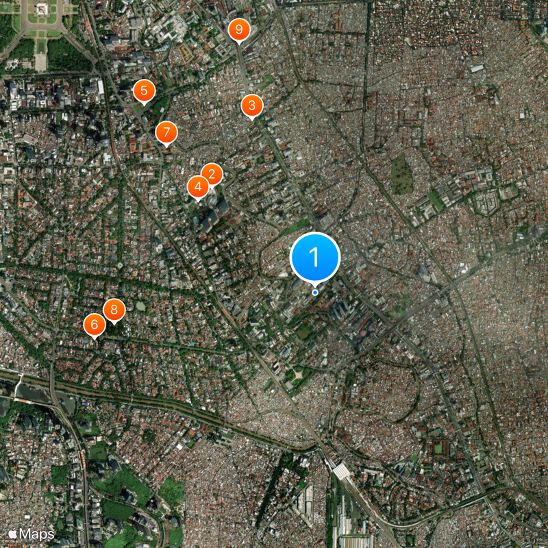 Dr. Cipto Mangunkusumo National General Hospital Map