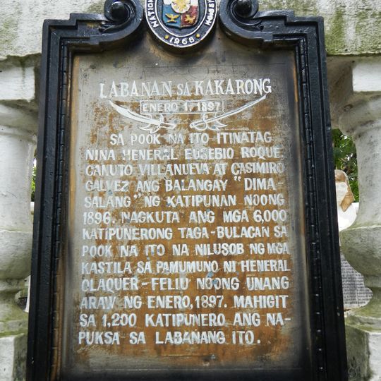 Battle of Kakarong historical marker