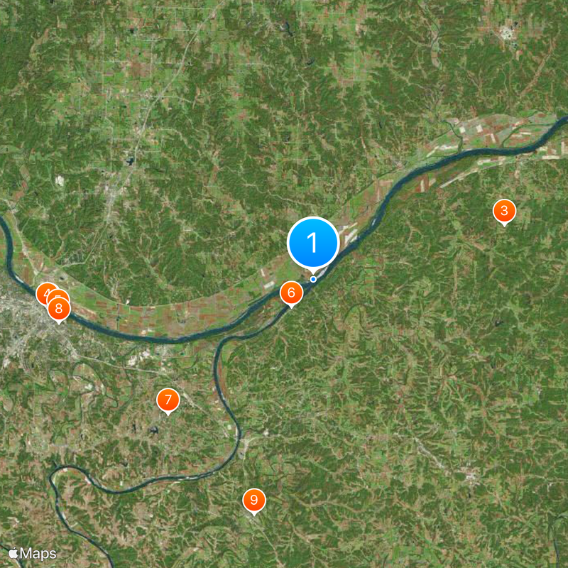 Osage River Map