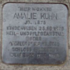 Stolperstein dedicated to Amalie Kuhn