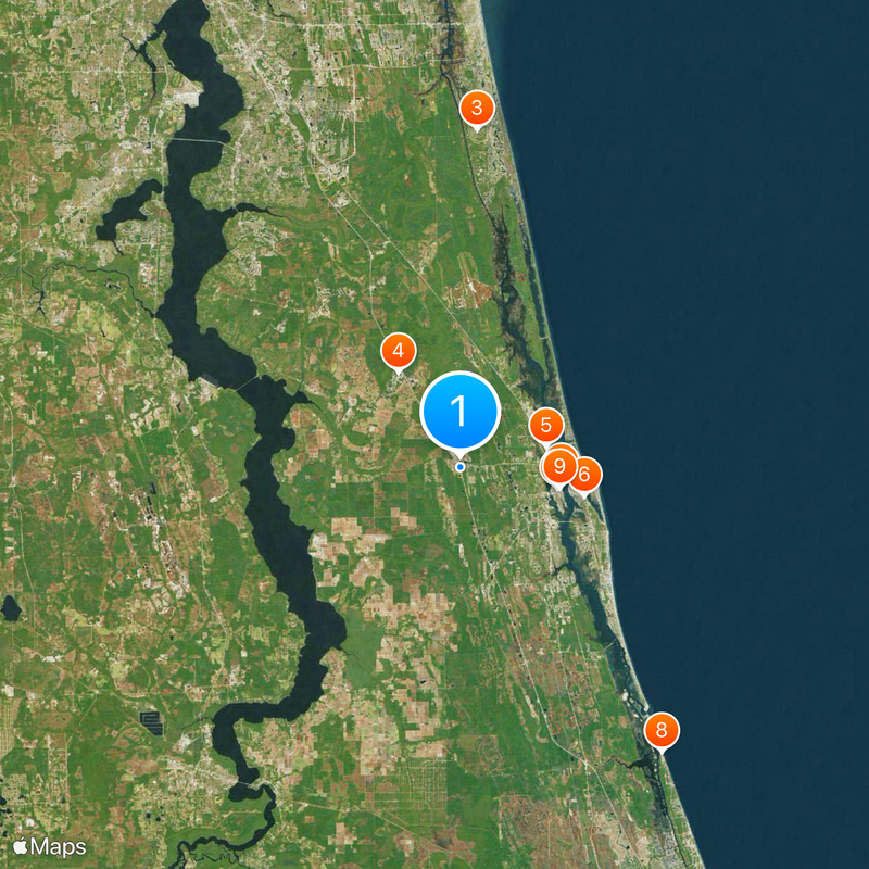 St. Johns County Map