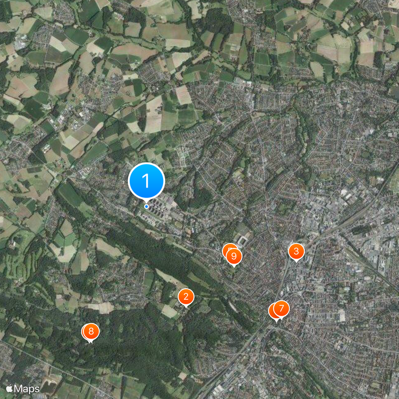Bielefeld University Map