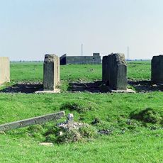World War II bombing decoy on Fobbing Marshes, 1.11km and 1.15km north west of Oozedam