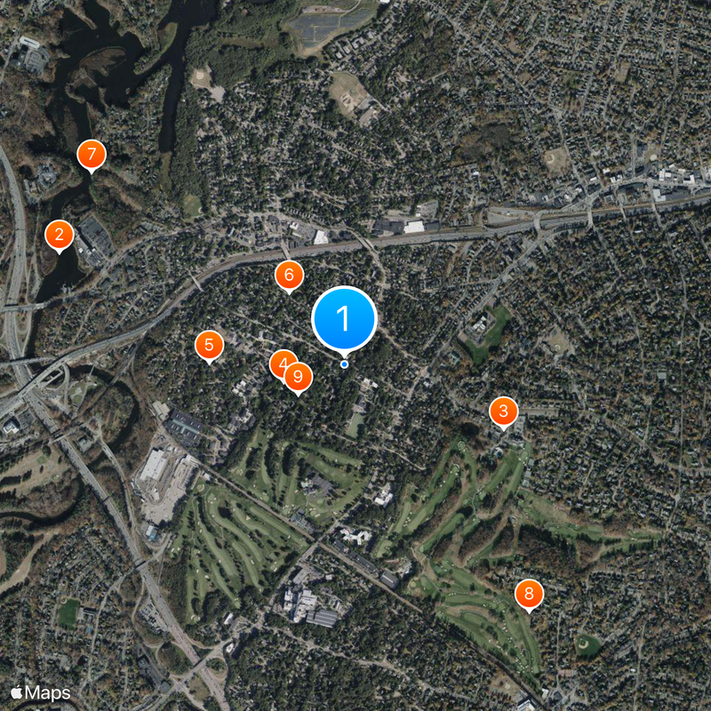 Lasell University Map