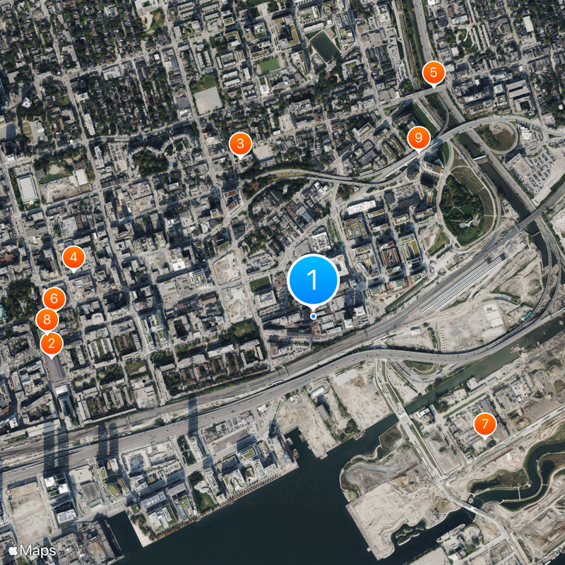 Distillery District Map
